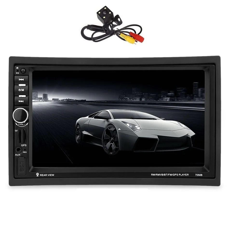 

6.5 inch 2 Din Car MP4 MP5 Player Video Player DVD 2Din Bluetooth Touch Screen FM Radio Remote Control Support Rear Camera