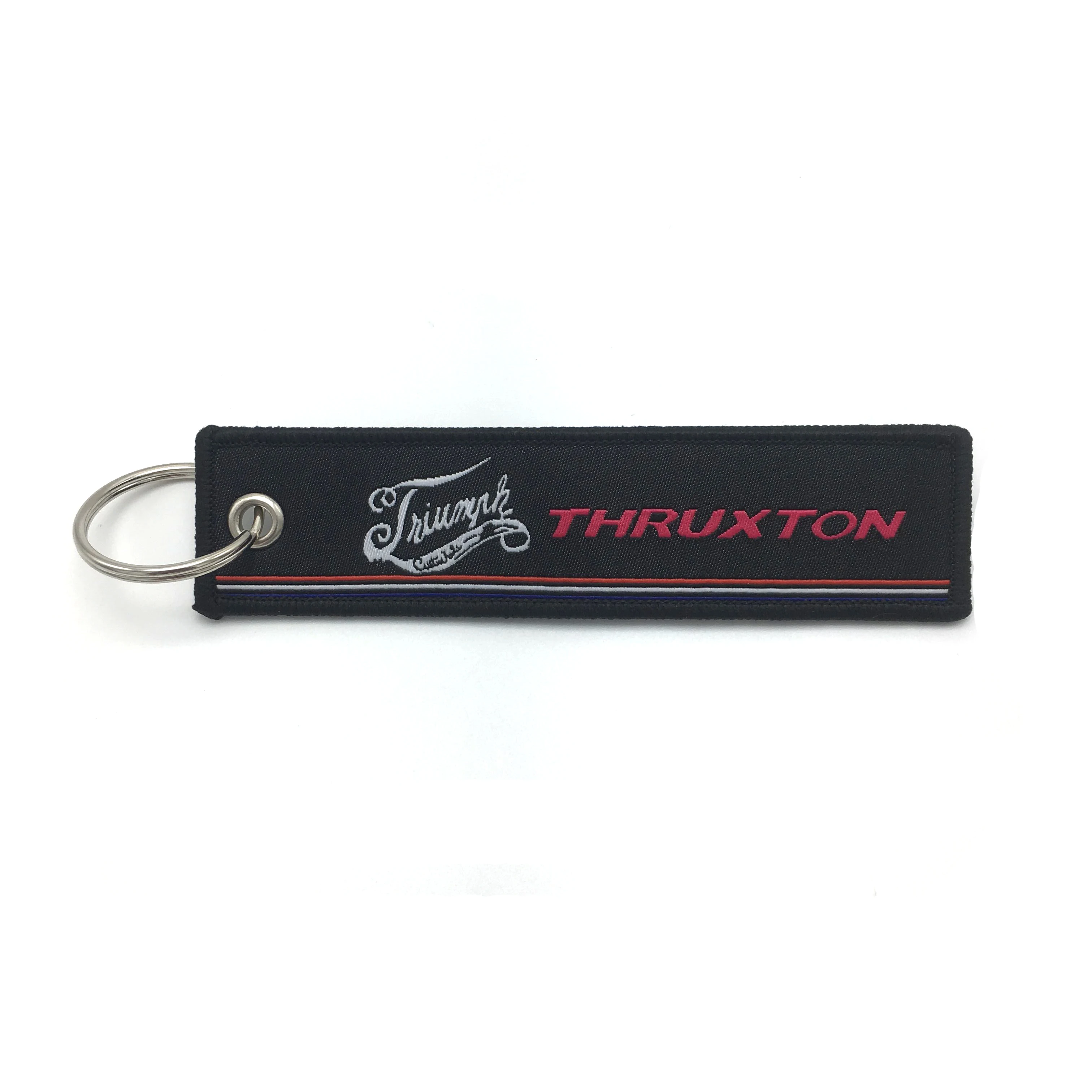 Triumph Vitesse MK2 Rectangle Black Leather Keyring