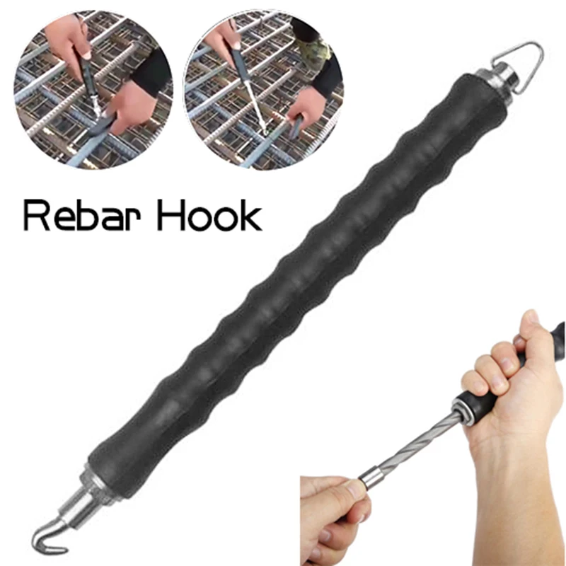 

Rebar Hook Tie Wire Twister Automatic Concrete Metal Twisting Fence Tools 300mm