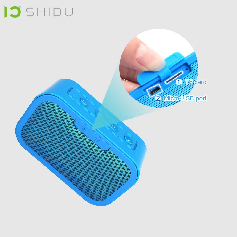 SHIDU P1 беспроводной портативный Bluetooth водонепроницаемый динамик наружная стерео