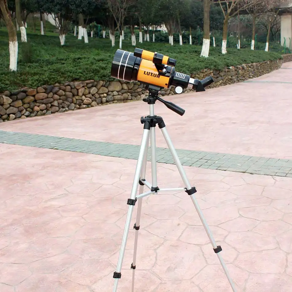 Luxun f30070 m telescópio astronômico profissional com