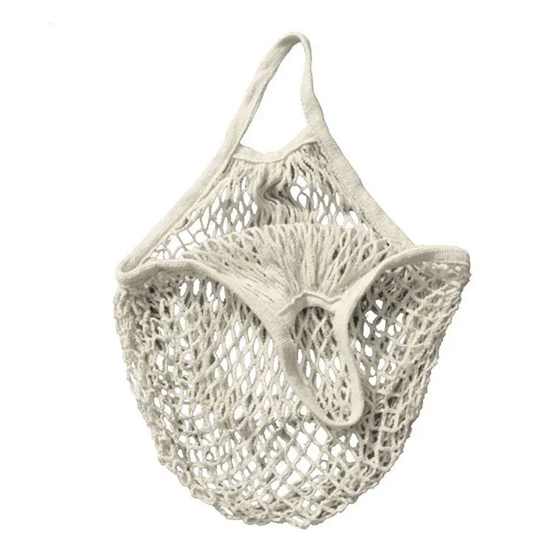 

Reusable Grocery Durable Mesh Bags Cotton Ecology Market String Net Shopping Tote Bag Kitchen Fruits Vegetables Hanging Bag