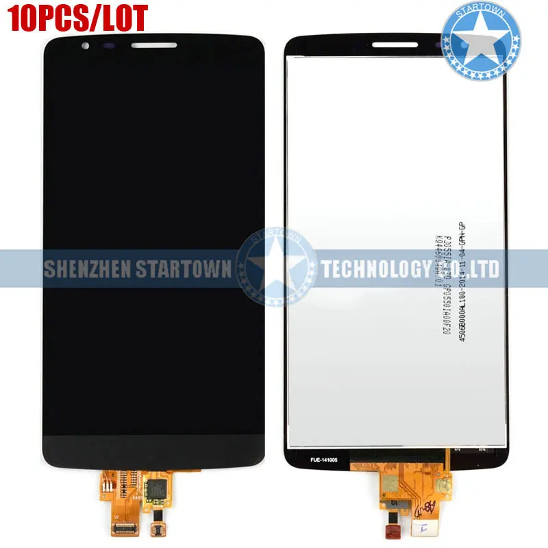 

10pcs/lot LCD display Digitizer touch screen Assembly For LG G3 Stylus D690 D690N(Black)