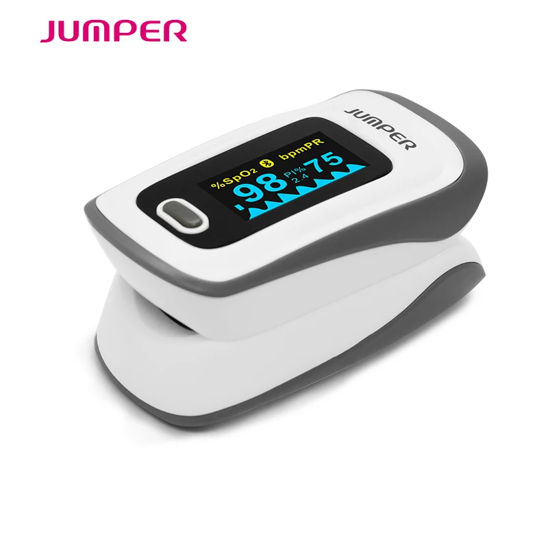 Bluetooth Oximetro De Dedo Pulse Oximeter Blood Saturometro Monitor SPO2 PR Oximetro De Pulso Portable Pulsioximetro +Health APP