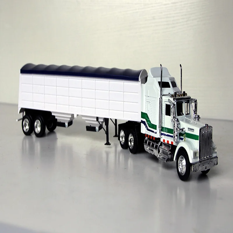 1/43 Simulation Classic Toy Truck United States KENWORTH W900 Container Transporter Alloy Die-casting Collection Toy Model