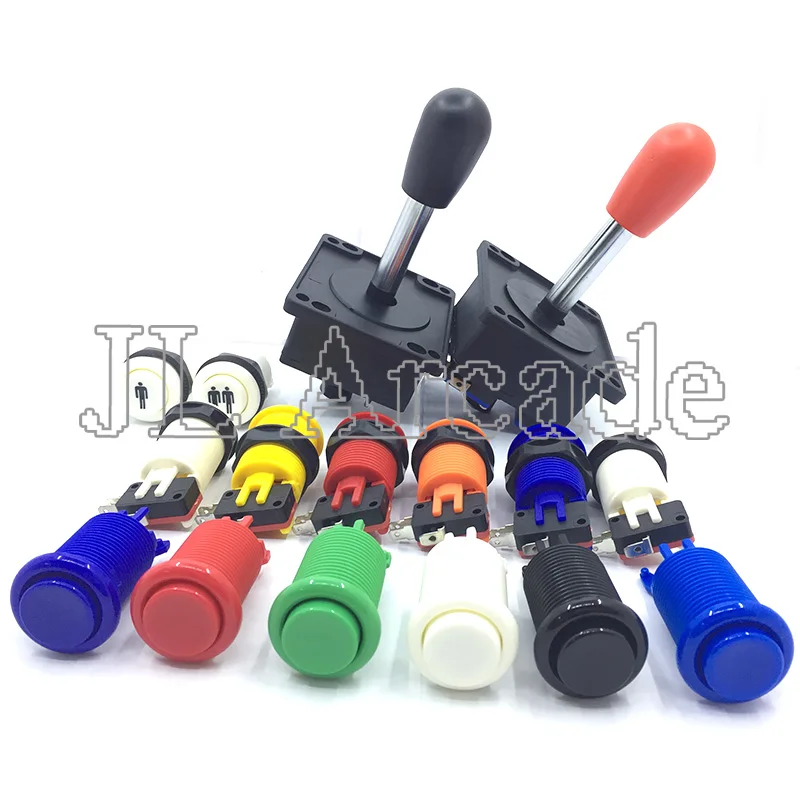 

Arcade Joystick Buttons Kit 8 Way Fighting joystick rocker with Happ Style Push Button for Coin Operated Games Arcade Part