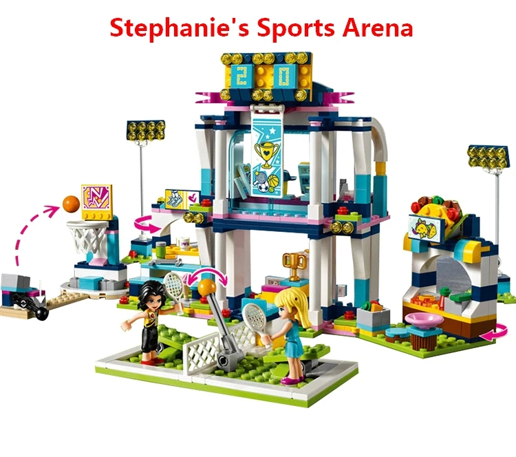 

New Girls Series Building Blocks Stephanie's Sports Arena Children Educational Bricks Toys Compatible With Lego friendstoy 41338