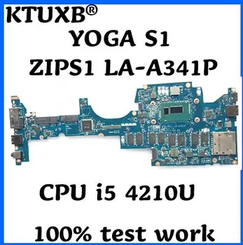 

KTUXB ZIPS1 LA-A341P motherboard for Lenovo Thinkpad YOGA S1 notebook motherboard CPU i5 4210U 8G RAM 100% test work