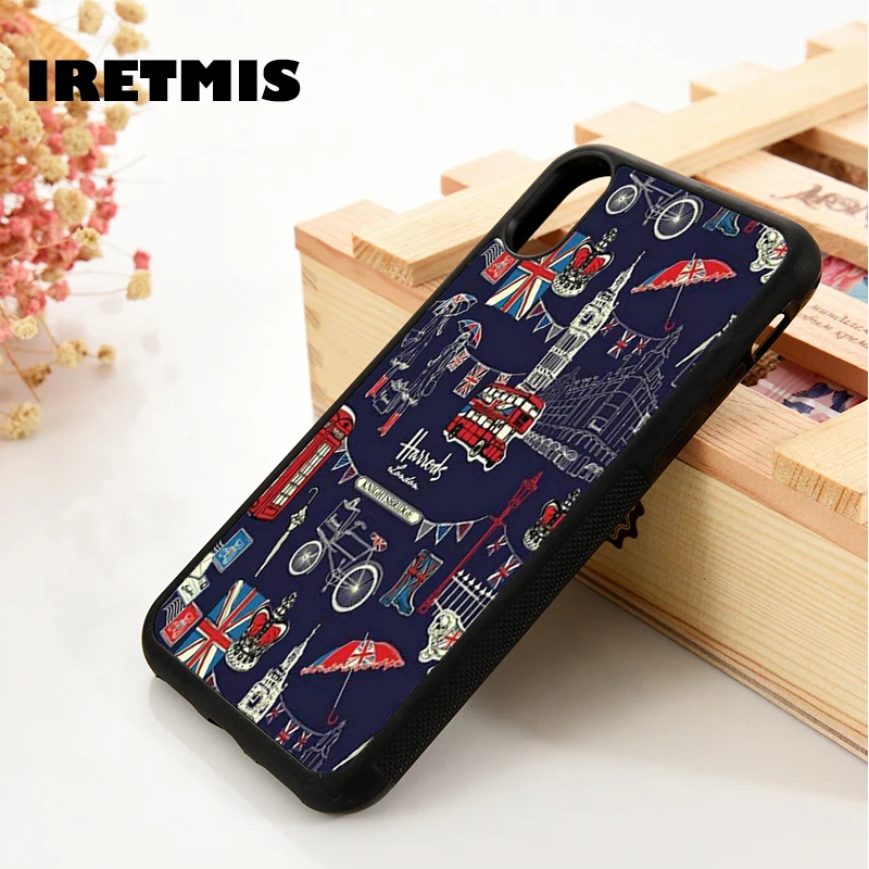 Iretmis 5 5S SE 6 6S Silicone Rubber phone case cover for