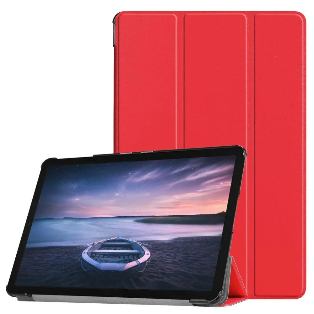 Tri-Fold Стенд флип чехол для samsung Galaxy Tab S4 10,5 дюймов Smart Cover для samsung SM-T835 SM-T830 принципиально капа Coque Para дело