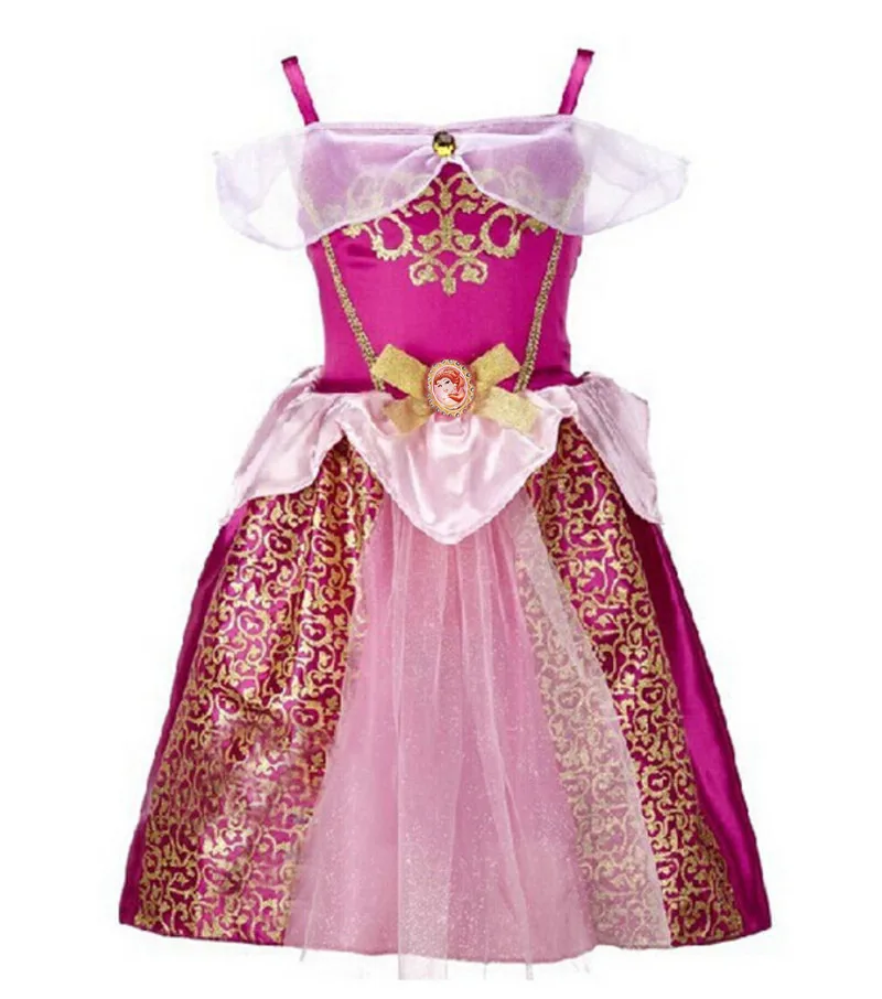 Платье для девочек; платье Белль; платье Золушки; костюм Рапунцель; костюм Эльзы; платье Белоснежки; рождественское платье для девочек; Детский костюм на Хэллоуин; Vestidos - Цвет: E