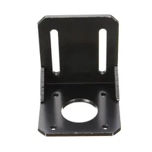 Alloy Steel Mounting bracket for 42mm NEMA 17 stepper motor with Screws Black