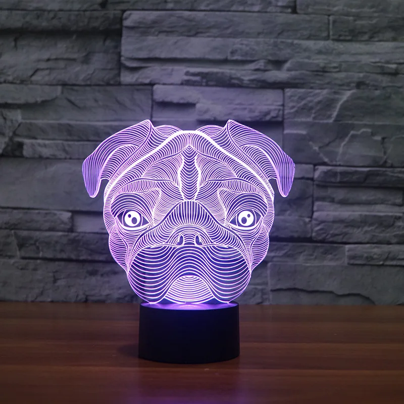 Sanddog креативный электронный подарок 3d ночник креативный свет детская лампа светодиодный ночник