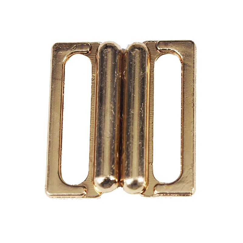 100set Gold Tone Metal Tape Closure Connectors Waist Extender Hooks