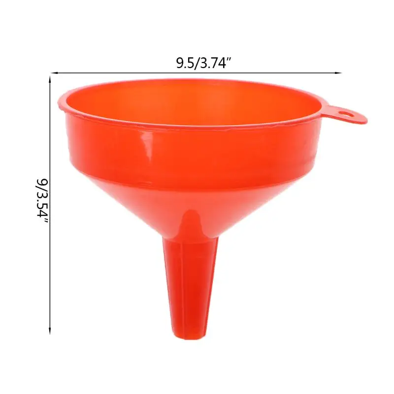 6 INCH PLASTIC FUNNEL AND SPOUT OIL PETROL 