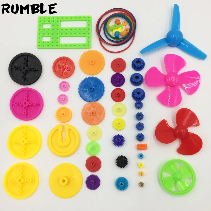 

Plastic Shaft Single Double Reduction Crown Worm Gears Wheel For RC Toys Car DIY Accessories Propeller Scientific Experimet