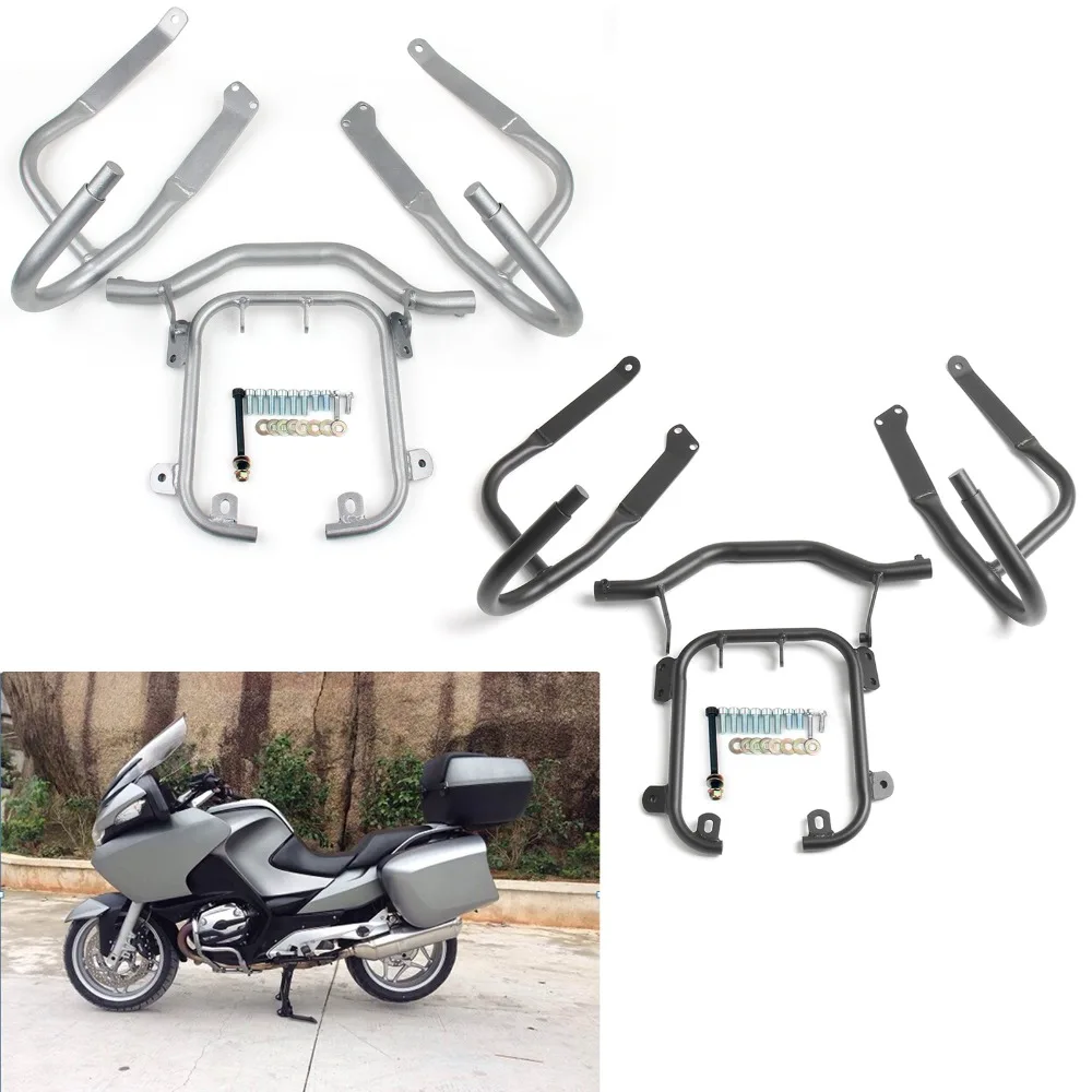 

Areyourshop Motorcycle Crash bars Protection Fit For BMW R1200RT 2005-2013 2011 2012 Black Silver 1 Set Motorcycle Accessories