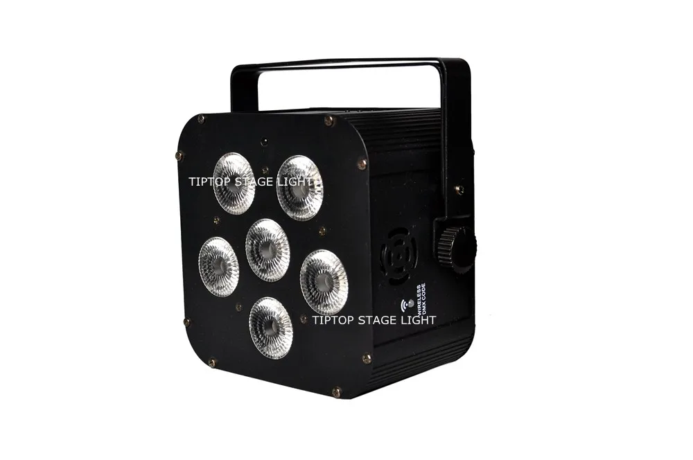 Rgbaw plus uv Bateria sem Fio para o Estágio Par para o Tiptop Tp b04 Preto 6x18 w 6in1 Dmx Energia da Levou Luz Estágio Iluminação Controlador Infravermelho ce Rohs 4 High Quality led 900lm