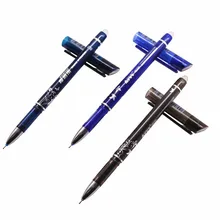 0,5 мм перо гелевая ручка можно стереть чернила офисные канцелярские принадлежности для школьников ручка 10 шт/заправки 100 шт Информация для отслеживания доступна