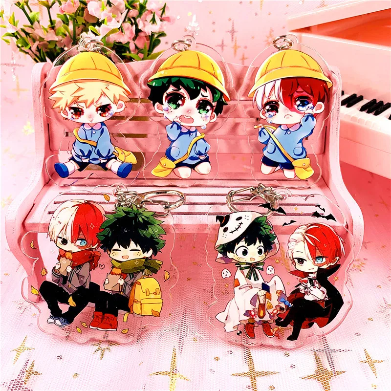 

Anime Bungou Stray Dogs Keyrings Japanese Cartoon Figure Atsushi Nakajima Car Key Holder Chain Pendants Keychain Jewelry
