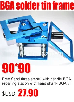 545 шт./компл. Bga трафарет+ BGA джиг прямого нагрева+ коробка для предметов набор трафаретов для пайки BGA Bga реболлинг набор