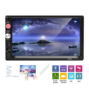 

LTBFM 2 din car radio 7" HD Player MP5 Touch Screen Digital Display Bluetooth USB SD Multimedia 2din Autoradio Rear View Camera