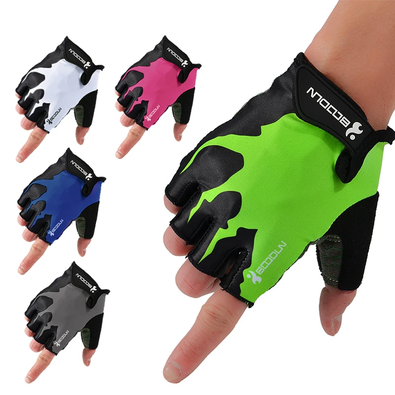 Велосипедные перчатки MTB дорожные перчатки горный велосипед половина пальцев перчатки мужские летние велосипедные гелевые Спортивные Перчатки для фитнеса противоскользящие спортивные перчатки