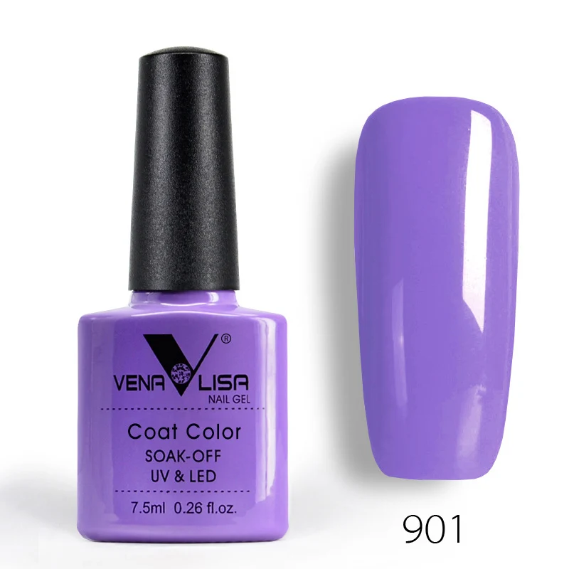 Venalisa, Цветной Гель-лак для ногтей, CANNI, маникюрный завод, новые продукты, 7,5 мл, лак для ногтей, Led& UV, замачиваемый Цветной Гель-лак - Цвет: 901