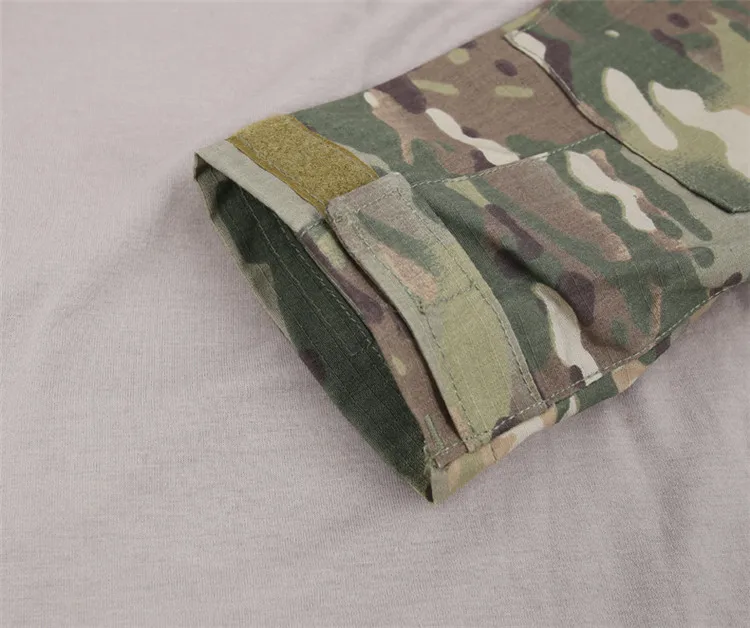 Big Size S-5XL Men Military Shirts Combat Uniform Long Sleeve Airsoft Paintball tactical Shirts Camouflage Breathable