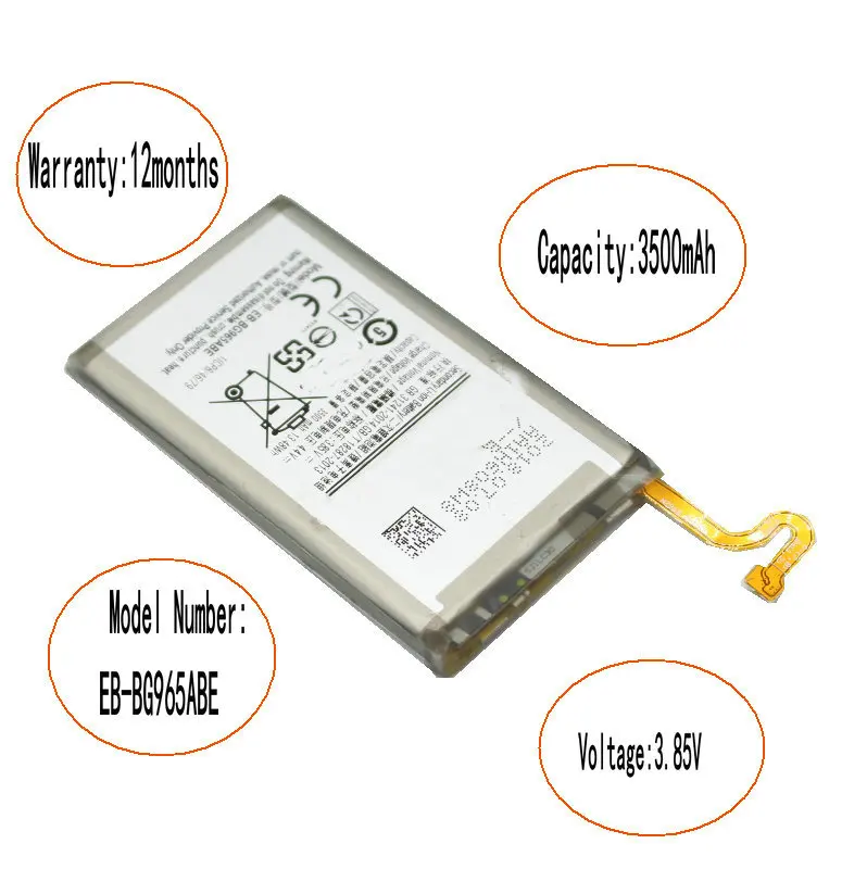 ISkyamS 5pcs 3500mAh EB-BG965ABE 교체 배터리 삼성 갤럭시 S9 플러스 G9650 S9 + G965F 좋은 품질 전화 배터리