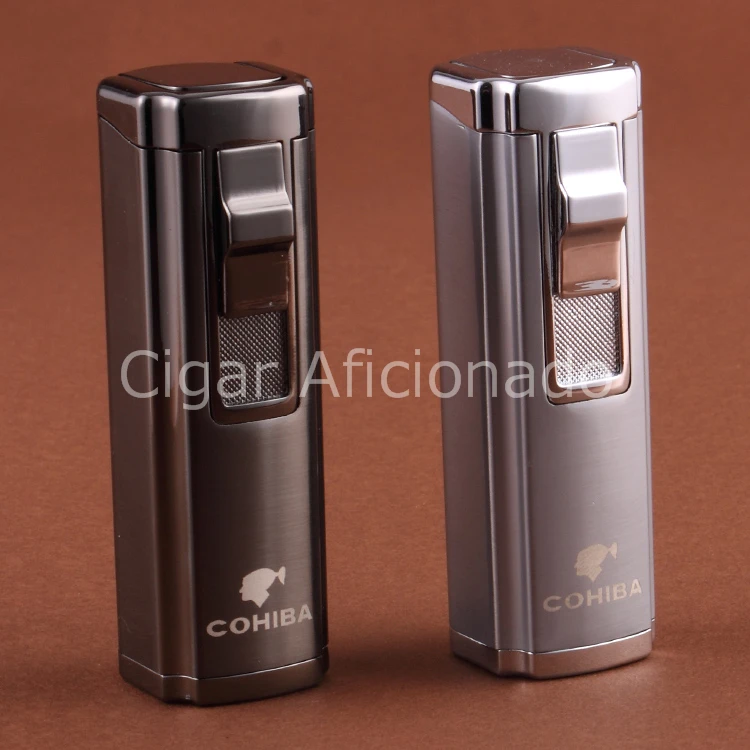 COHIBA Hiigh Quality Turbo Lighter Windproof Butane Gas Windproof