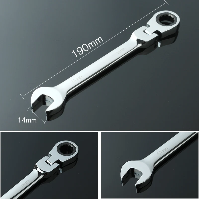 14mm Dual use Torx Ratchet Wrench Open end Torx Wrench Reversible