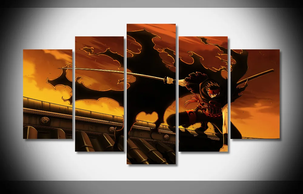

6878 Tsubasa Reservoir Chronicle Kurogane Katana Anime Character Sunset Sword Shadow WallpapersByte poster Framed Gallery