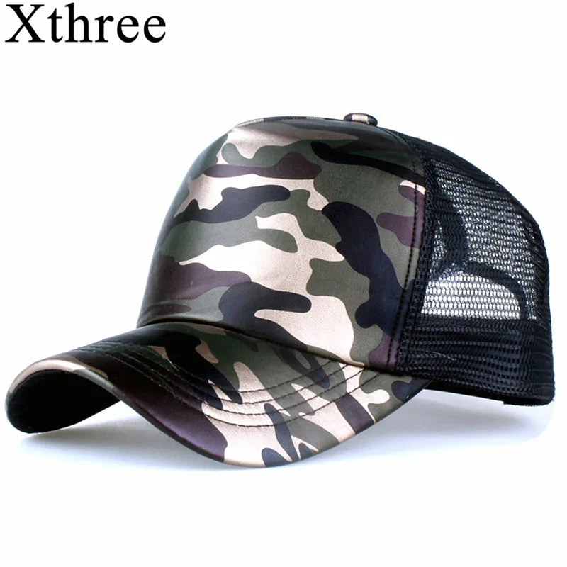 Xthree 5 لوحات الصيف البيسبول كأب شبكة فو جلدية التمويه snapback قبعة الرجال الهيب هوب casquettes القبعات للنساء العظام Xthree 5 لوحات الصيف البيسبول كأب شبكة فو جلدية التمويه snapback قبعة الرجال الهيب هوب casquettes القبعات للنساء العظام