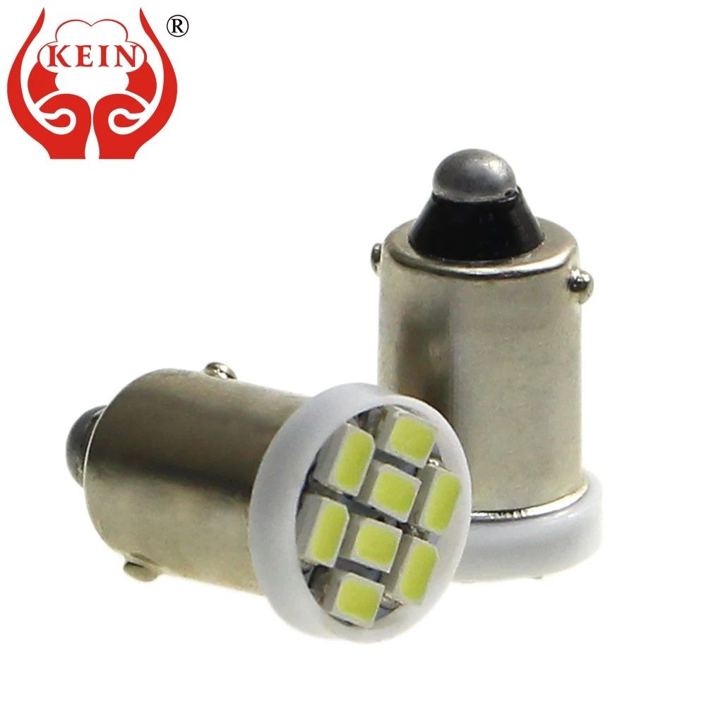 KEIN 10 шт. Ba9s T4W светодиодный фонарь 3020 8SMD автомобильные номерные знаки для