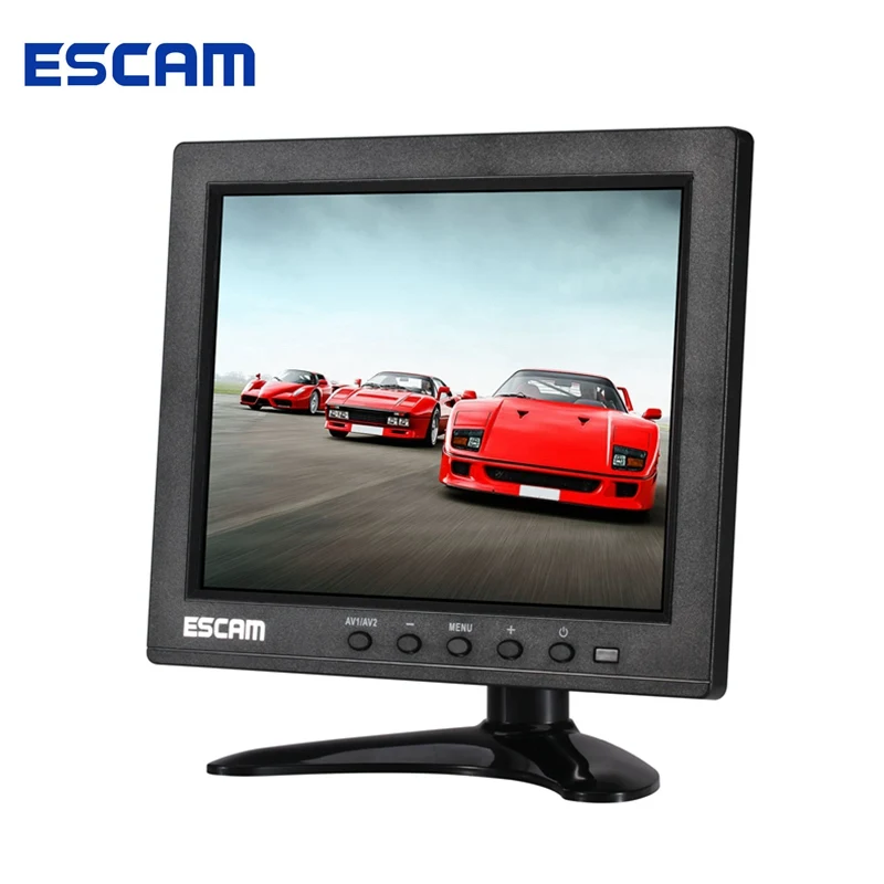 

ESCAM T08 8 inch TFT LCD 1024x768 Monitor with VGA HDMI AV BNC USB for PC CCTV Security Camera