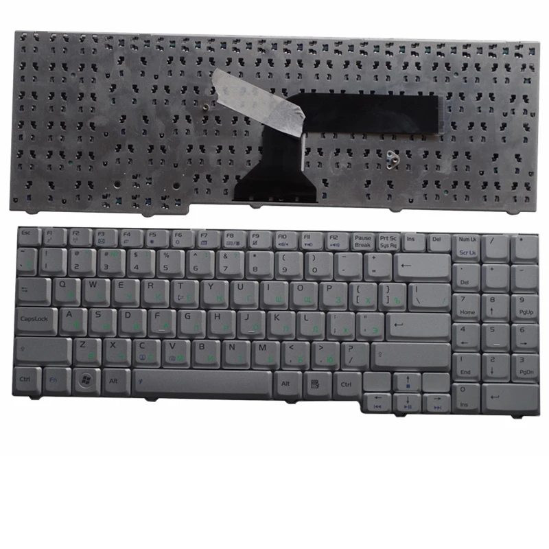 

RU Silvery New Russian Laptop Keyboard FOR ASUS M50 F7 G70 M50V X57 M70 G71 G2 G1P