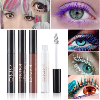 

Pink Black Brown White Coffee Silk Fiber Mascara Curled Waterproof Sweat Resistant Non Staining Natural Long Dense Mascaras