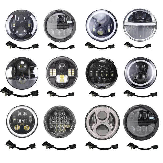 

7" HeadLight For Davidson LED Headlight 7 Inch Motorcycle moto Led Headlamp H4 High Low Beam For Harley Davidsion Light lamp