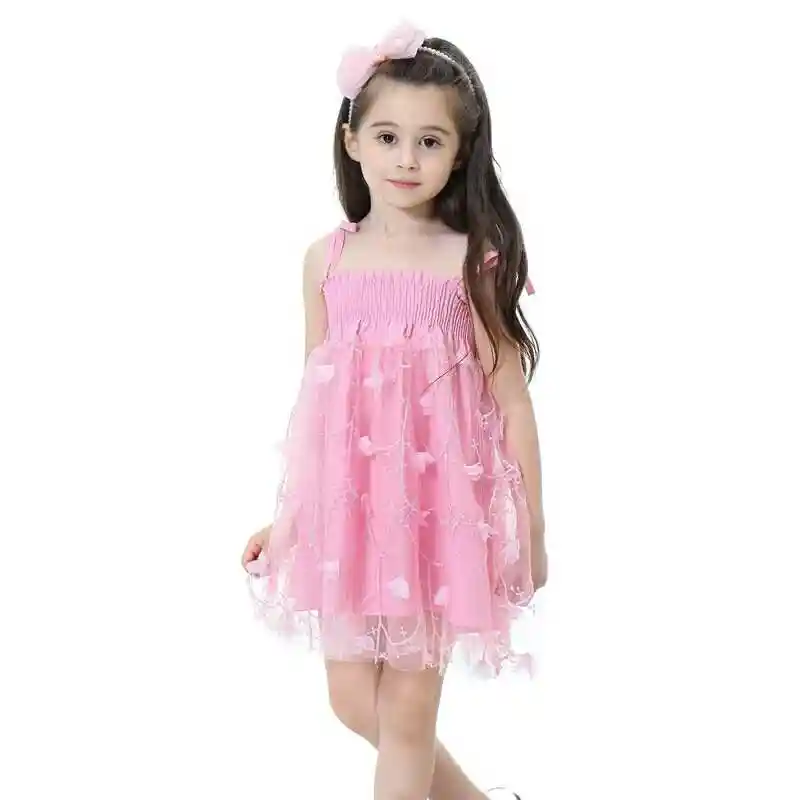 baby pink frock design