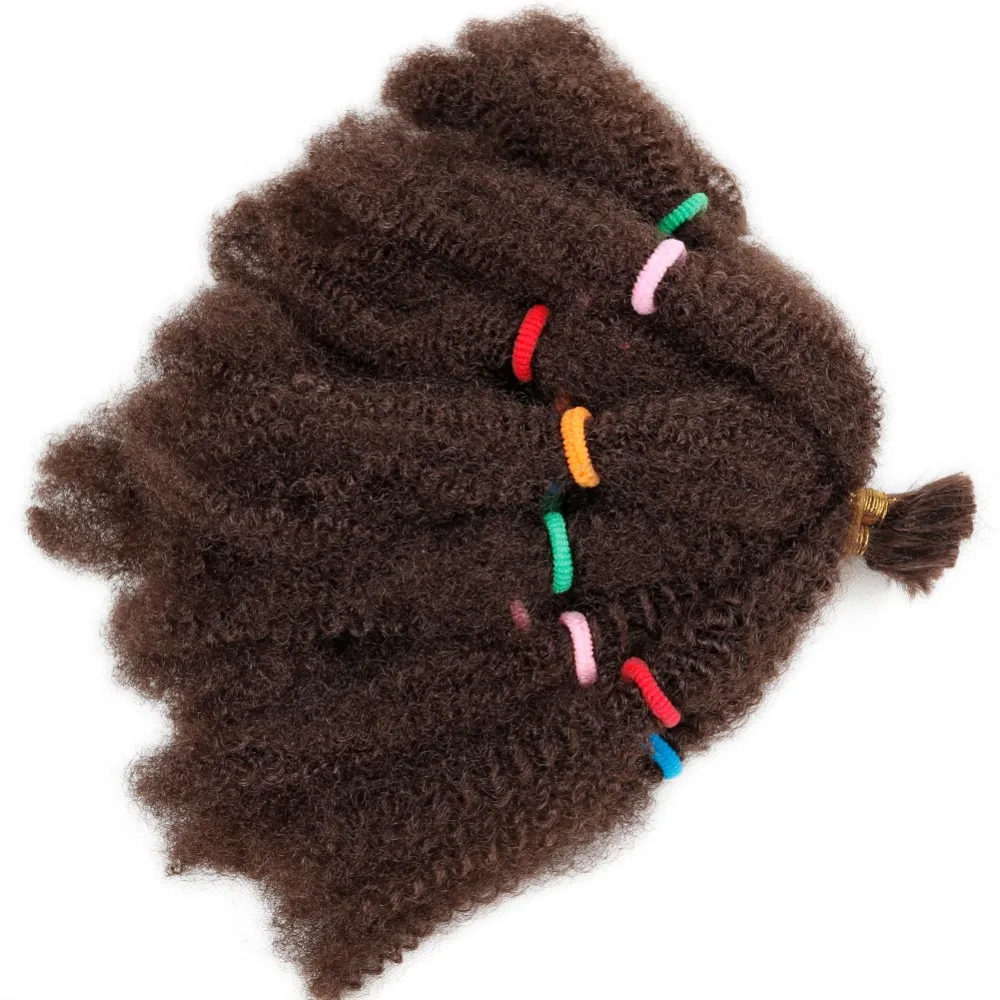 FAVE афро кудрявые Объемные Накладные волосы, вязанные крючком, плетение, твист, Омбре, черный/коричневый/Бург, афро кудрявые волосы, синтетические пряди для женщин