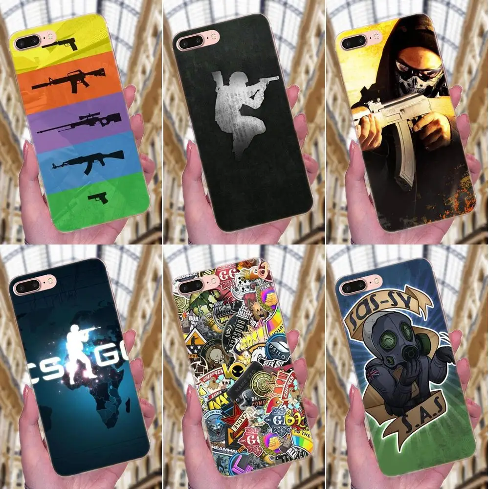 Цветная наклейка Cs Go для Huawei Honor 4C 5A 5C 5X 6 6C 6A 6X 7 7X 8 9 V8 V10 Y3II Y5II Y6II G8 P7 Play Lite