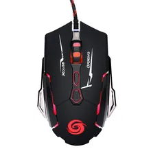 Новая мышь 3200 dpi 7D Кнопки светодиодный Проводная игровая мышь для ПК ноутбука J08T