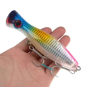 

1Pcs Fishing bait 120mm/40g wave climbing hard bait Waves double ring hooks carp lure artificial bait for weinter fishing