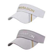 Открытый Унисекс солнцезащитный козырек Беговая Кепка летняя Анти УФ Спортивная походная пляжная шляпа с пустым верхом головной платок повязка на голову мягкие полями