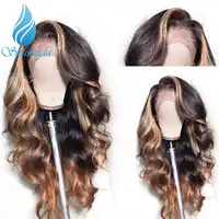SHD 13*6 Lace Frontal Human Hair Wigs With Baby Hair Pre Plucked Brazilian Remy Human Hair 360 Lace Front Wig Body Wave Wigs