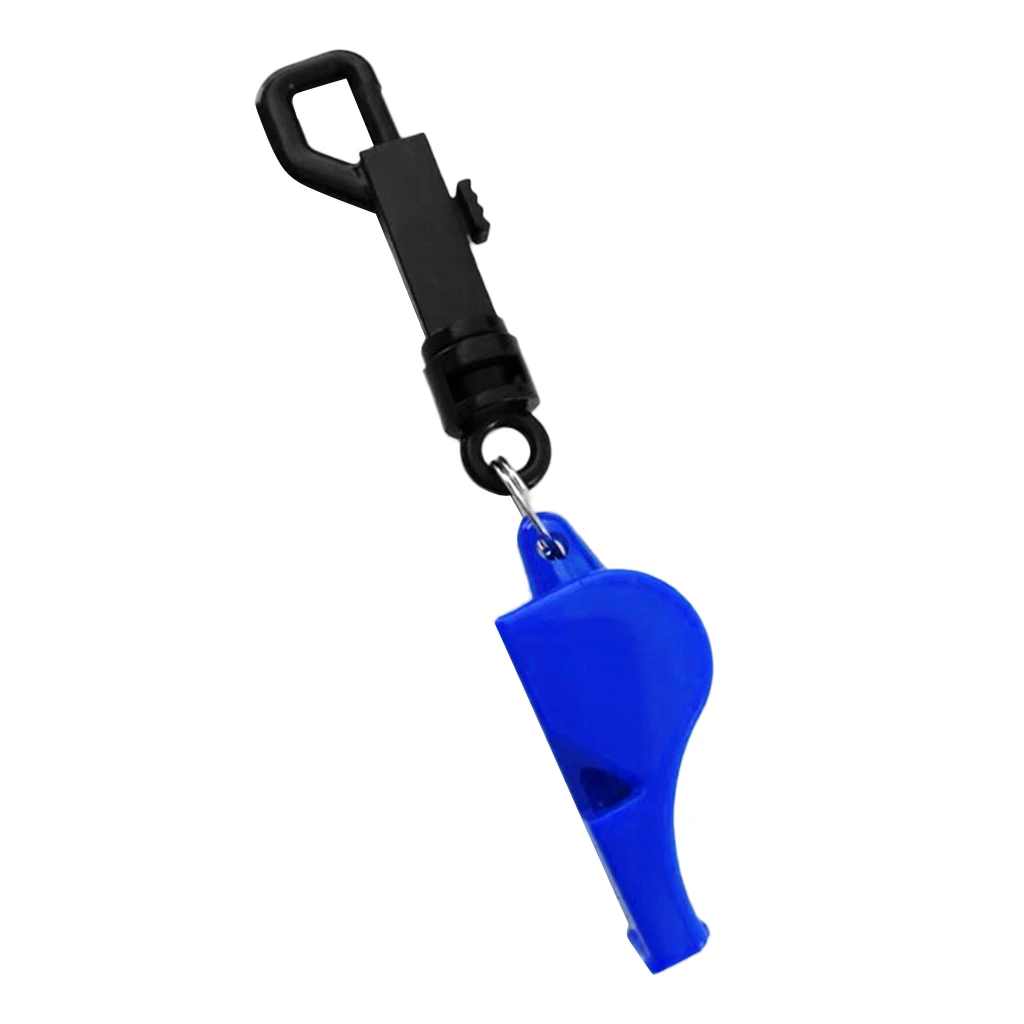 Safety Whistle with Snap Clip for Boating Kayaking Camping Hiking Hunting Scuba and Diving Emergency Survival Rescue Signaling