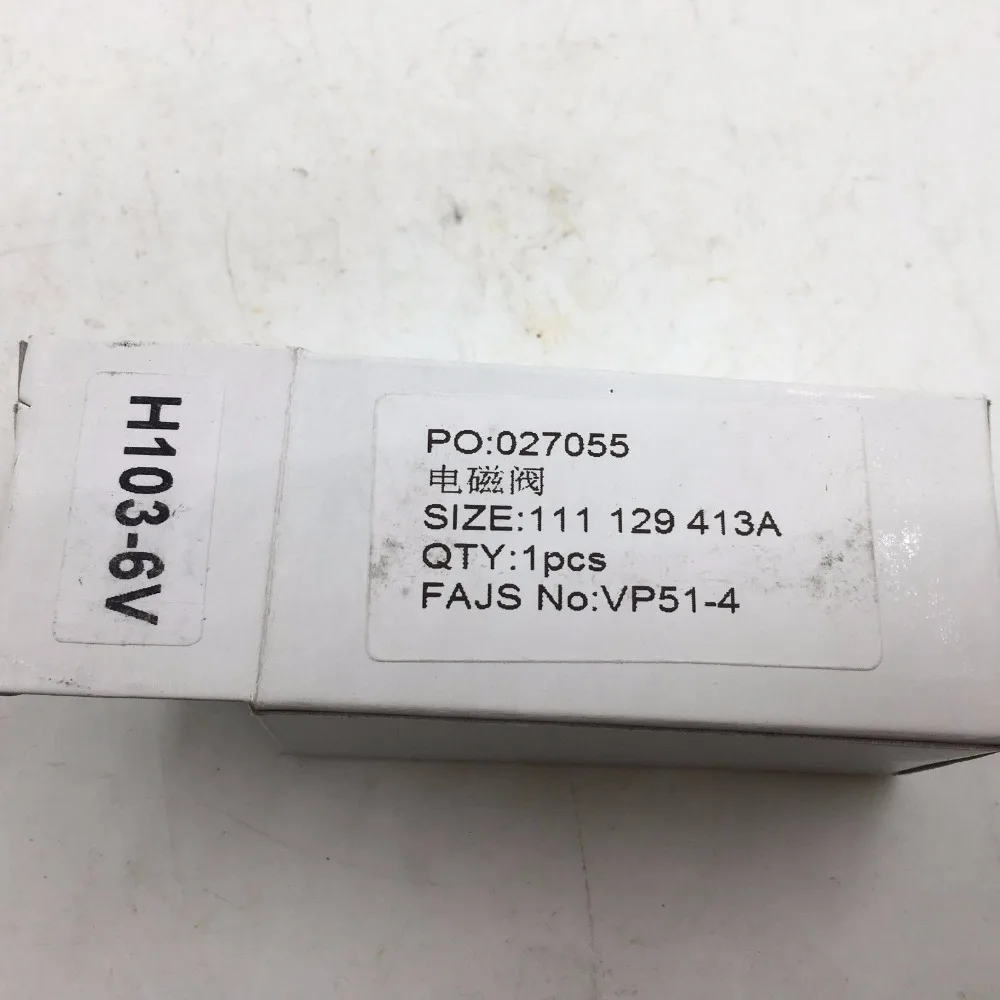 SHERRYBERG NEW CARB IDLE STOP SOLENOID OE 111 129 413 A for VOLKSWAGEN VW BUG BUS pict 6V