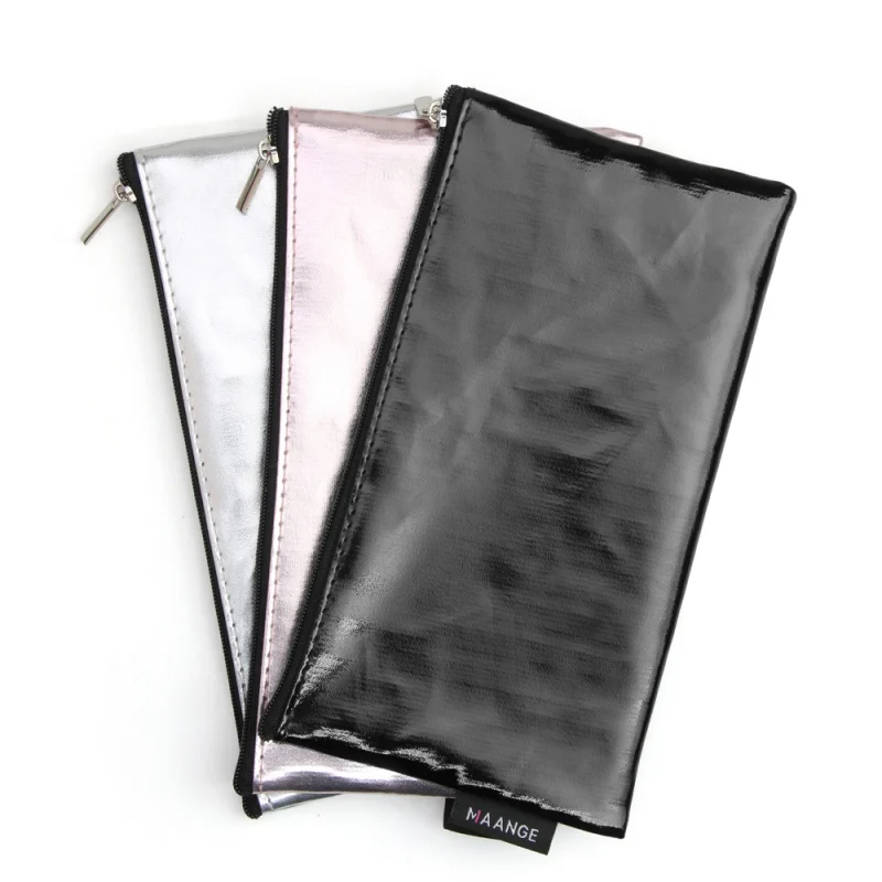 

Portable Travel Cosmetic High Quality Women Organizer Cosmetic Bags PU Waterproof Large Capacity Zipper Handhold Makeup Bag