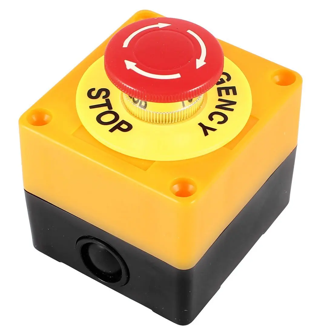 

Push button AC 660V 10A Emergency stop plastic case Hard red switch
